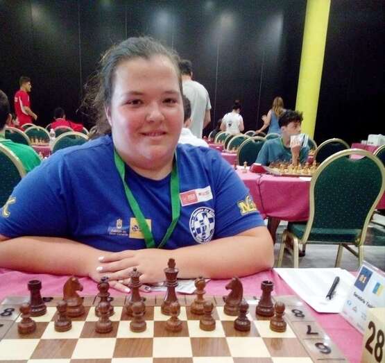 Jenny Sanabria, la joven promesa del ajedrez teldense (Foto TA)